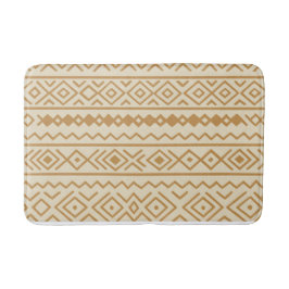 Beige Modern Boho Bath Mat Badematte