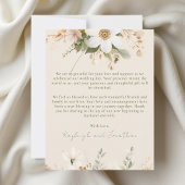 Beige Moderne Hochzeit der Wasserfarben Dankeskarte