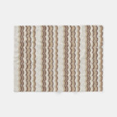 Beige Mosaik-kleine Fleece-Decke Fleecedecke (Vorderseite (Horizontal))