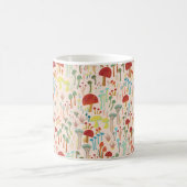 Beige Mushroom-Wald Kaffeetasse (Mittel)