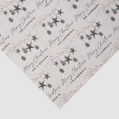 Beige natürliche moderne elegante Weihnachtszeit Seidenpapier (Detail)