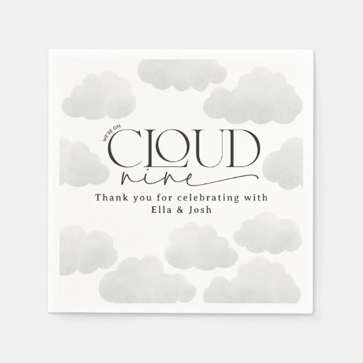 Beige natürliche Wolke neun Duschen moderne stilvo Serviette (Vorderseite)