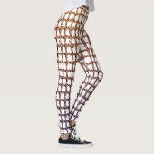 Beige Net-Leggings Leggings (Rechts)