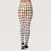 Beige Net-Leggings Leggings (Rückseite)