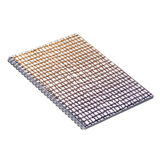 Beige Net Notebook Notizblock (Rechte Seite)