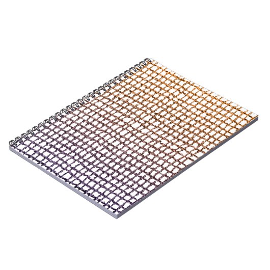 Beige Net Notebook Notizblock (Linke Seite)