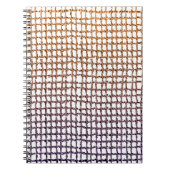 Beige Net Notebook Notizblock (Vorderseite)