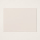 Beige neutrale Geschenkgutschrift (Rückseite)