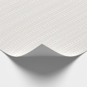 Beige neutrales Farbmuster-Wrap-Papier Geschenkpapier (Ecke)