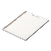 Beige Notepad Notizblock (Rotiert)