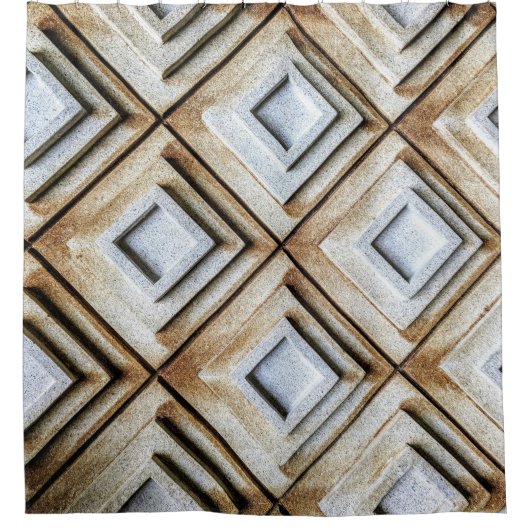 Beige Oberfläche Duschvorhang (Vorderseite)