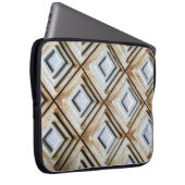 Beige Oberfläche Laptopschutzhülle (Vorne Rechts)