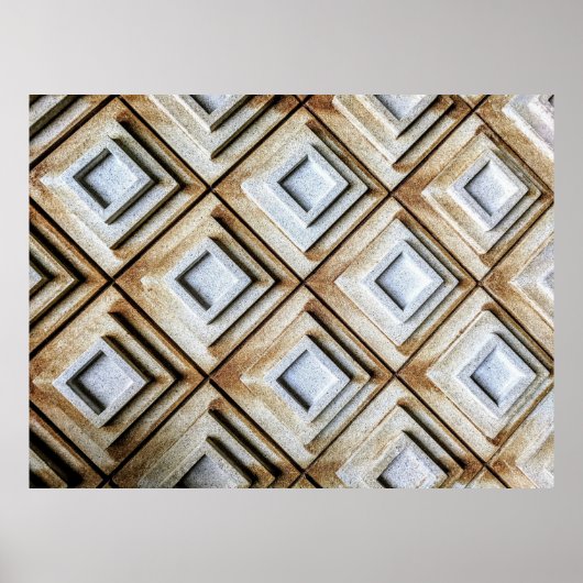 Beige Oberfläche Poster (Vorne)