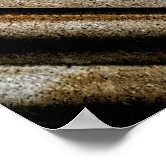 Beige Oberfläche Poster (Ecke)