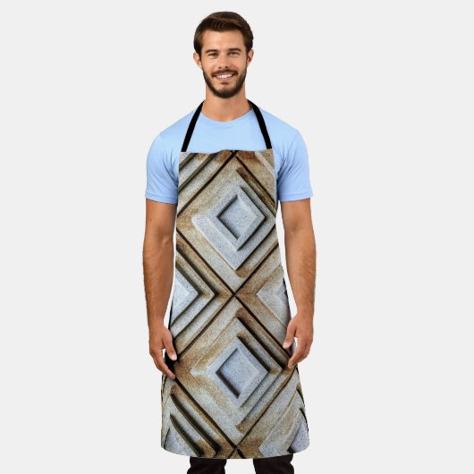 Beige Oberfläche Schürze (Getragen)