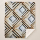 Beige Oberfläche Sherpadecke (Vorderseite)