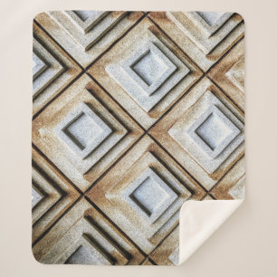 Beige Oberfläche Sherpadecke