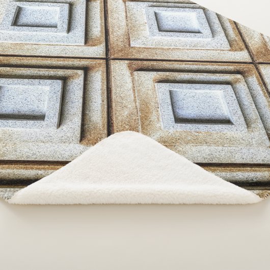 Beige Oberfläche Sherpadecke (3/4)