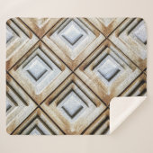 Beige Oberfläche Sherpadecke (Vorderseite (Horizontal))