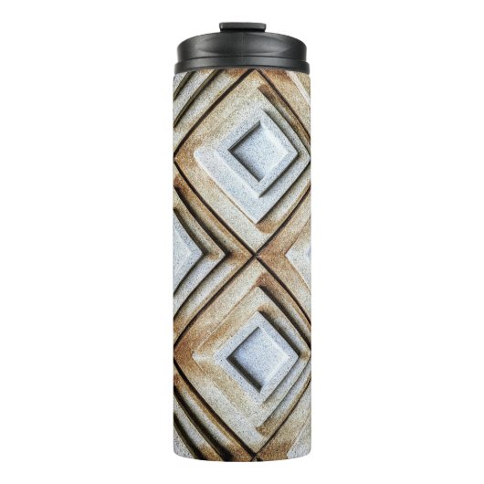 Beige Oberfläche Thermosbecher (Vorderseite)