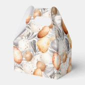 Beige Osterkaninchen Personalisiert Geschenkschachtel (Rückseite)