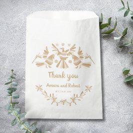 BEIGE OTOMI MEXICAN GESCHENKTÜTCHEN