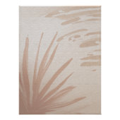 Beige Palm Zen Minimalistisch Wall Art Poster (Vorderseite)