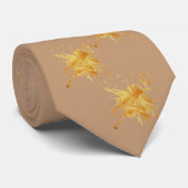 Beige Pastel Herbst Papier Textur Krawatte (Gerollt)
