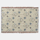 Beige-Patchwork Decke (Vorderseite)
