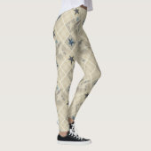 Beige-Patchwork Leggings (Rechts)