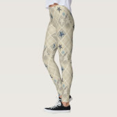 Beige-Patchwork Leggings (Links)