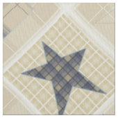 Beige-Patchwork Stoff (Nahaufnahme)