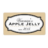 BEIGE | PERSONALISIERTER KANALSTICKER (Vorne)