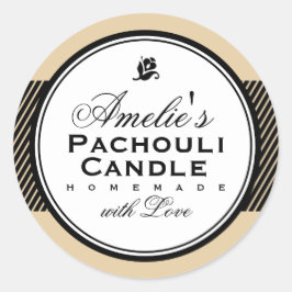 BEIGE | PERSONALISIERTER SOAP & CANDLE STICKER