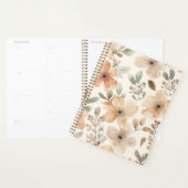 Beige Pfirsich Blumen Wasserfarbe Botanisches Must Planer (Anzeige)