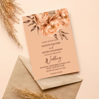 Beige Pfirsichfarben, elegant und in einer Hochzei