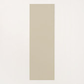 Beige Pilates Princess Workout Gym Yogamatte (Rückseite)