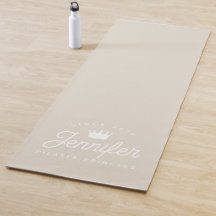 Beige Pilates Prinzessin Workout Gym