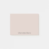 Beige Post-it Klebezettel (Vorderseite)