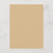 Beige Postkarte (Vorderseite)