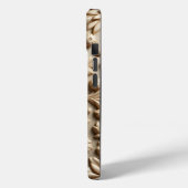 Beige Relief Bloom iPhone / iPad Gehäuse Case-Mate iPhone Hülle (Rückseite / Links)