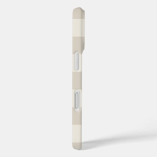 Beige Retro Karo Case-Mate iPhone Hülle (Rückseite / Rechts)