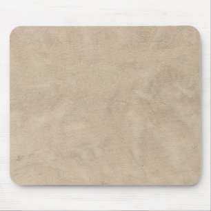 Beige Retro kundenspezifisches Veloursleder Mousepad