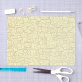 Beige Risseffekt-Decoupage Seidenpapier (Handwerk)