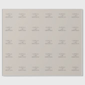 Beige Romantik-Paket Geschenkpapier (Flach)