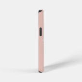 Beige Rosa Floral iPhone Hülle (Rechte Seite)