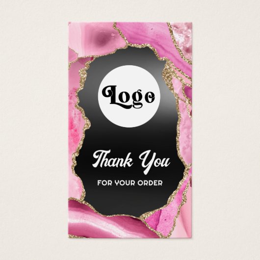 Beige, rosa Folie, Beilage (Vorderseite)