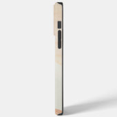 Beige Rosa Pastellfarben Case-Mate iPhone Hülle (Rückseite / Links)