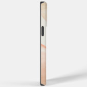 Beige Rosa Pastellfarben Case-Mate iPhone Hülle (Rückseite / Rechts)