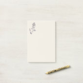 Beige Rose Post-it Klebezettel (Auf Schreibtisch)
